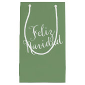 Christmas Feliz Navidad Kleine Geschenktasche Geschenktüte (Vorderseite)