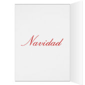 Christmas Feliz Navidad Red Star II (Innen (Links))