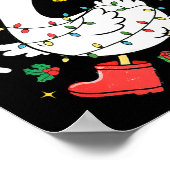 Christmas Festive Goose On The Loose Silly Goose X Poster (Ecke)