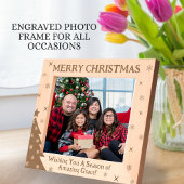 Christmas Festive Season Personalized Gifts Laser Geätzte Rahmen