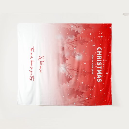 Christmas Festive  Wandteppich (Vorderseite (Horizontal))