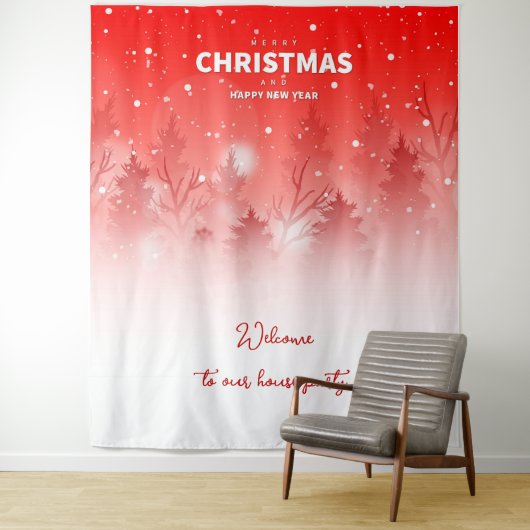 Christmas Festive  Wandteppich (Beispiel)