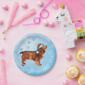 Christmas Field Spanisch Paper-Teller Pappteller (Party)