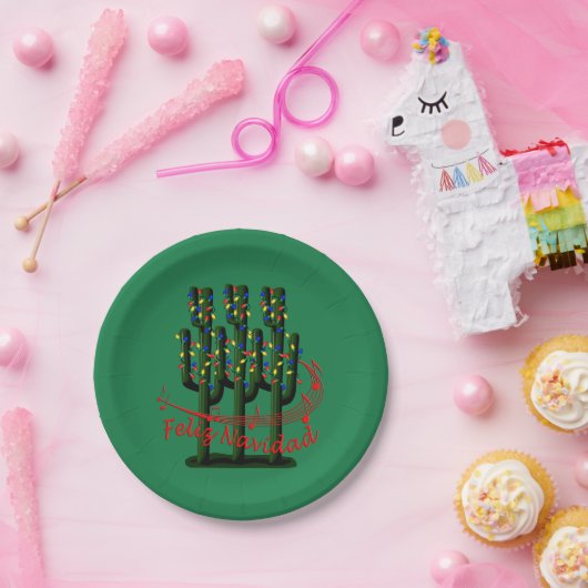 Christmas Fiesta Feliz Navidad 7" Party Teller (Party)