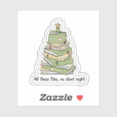 Christmas Files Tree Sticker (Blatt)