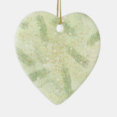 Christmas Fir Branches Boho Art Keramik Ornament (Rechts)