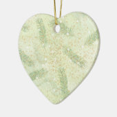 Christmas Fir Branches Boho Art Keramik Ornament (Links)