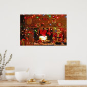 CHRISTMAS FIREPLACE POSTER (Küche)