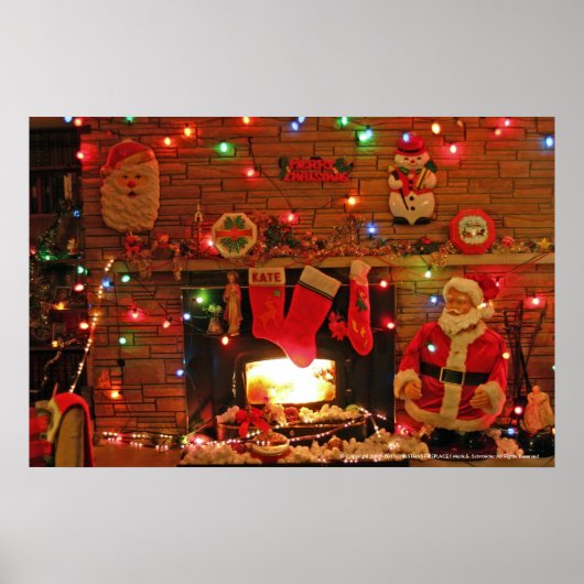 CHRISTMAS FIREPLACE POSTER (Vorne)