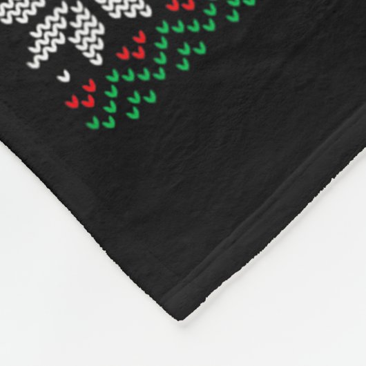 Christmas Fireplace Stockings Funny Ugly Christmas Fleecedecke (Ecke)