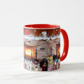 CHRISTMAS FIREPLACE TASSE (VorderseiteRechts)