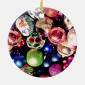 CHRISTMAS FIREPLACE Zierleisten Keramik Ornament (Hinten)