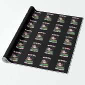 Christmas Fisherman Fishing Funny Cooler Weihnacht Geschenkpapier (Ungerollt)