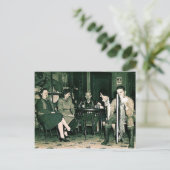 Christmas Fishing Card Feiertagspostkarte (Stehend Vorderseite)