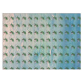 Christmas flamigos tropical Holiday table Tischdecke (Vorderseite (Horizontal))