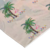 Christmas flamigos tropical Holiday table Tischdecke (Schrägansicht)