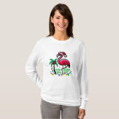 "Christmas Flamingo Fun" T-Shirt (Vorne ganz)