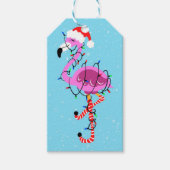Christmas Flamingo Geschenkanhänger (Vorderseite)
