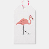 Christmas Flamingo Geschenkanhänger (Vorderseite)