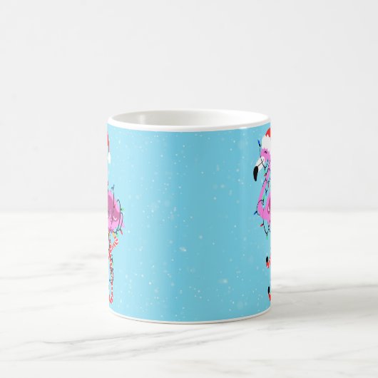 Christmas Flamingo Kaffeetasse (Mittel)
