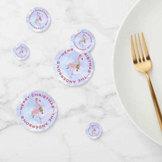 Christmas Flamingo Konfetti (Gruppe)