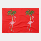 Christmas Flamingo Küchentuch (Horizontal)