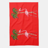 Christmas Flamingo Küchentuch (Vertikal)
