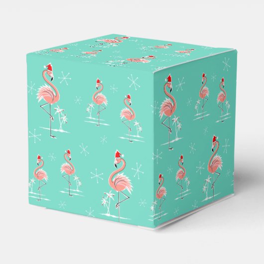 Christmas Flamingo Multi classic Geschenkschachtel (Rückseite)