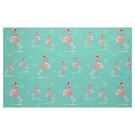 Christmas Flamingo Multi große Muster Stoff (Fat Quarter (45,7 x 55,9 cm))