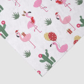 Christmas Flamingo Party | Urlaub Seidenpapier (Detail)