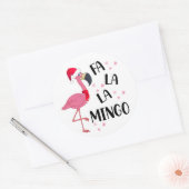 Christmas Flamingo Sticker (Umschlag)