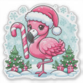 Christmas Flamingo Sublimation-10424 Aufkleber (Vorderseite)