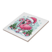 Christmas Flamingo Sublimation Fliese (Seite)