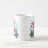 Christmas Flamingo Sublimation Kaffeetasse (Mittel)