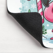 Christmas Flamingo Sublimation Mousepad (Ecke)