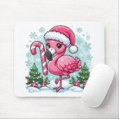 Christmas Flamingo Sublimation Mousepad (Mit Mouse)