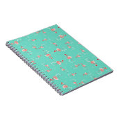 Christmas Flamingo Twist notebook Notizblock (Rechte Seite)