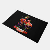 Christmas Flamingos Classic Fußmatte (Schrägansicht)