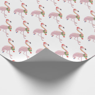 Christmas Flamingos Geschenkpapier
