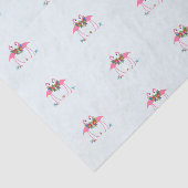 Christmas Flamingos Starfish Seidenpapier (Ausschnitt)