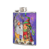 Christmas Flask Couple Gnomes Gift Flachmann (Links)