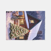 Christmas Fleece Blanket (Vorderseite (Horizontal))