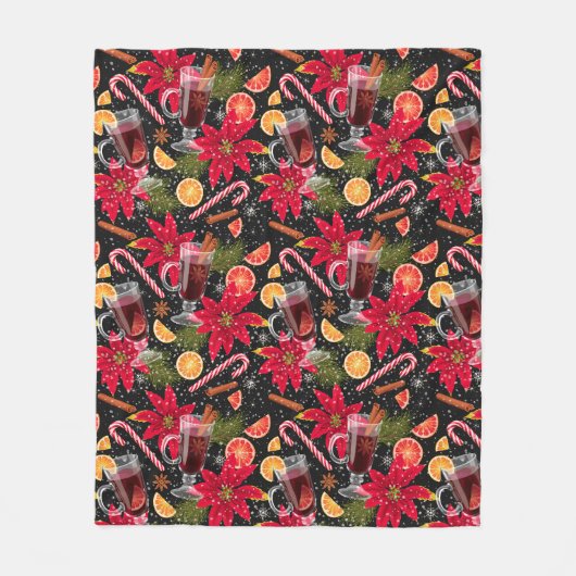 Christmas Fleece Blanket (Vorderseite)