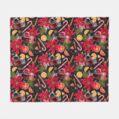 Christmas Fleece Blanket (Vorderseite (Horizontal))