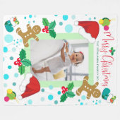 Christmas Fleece Blanket (Vorderseite (Horizontal))