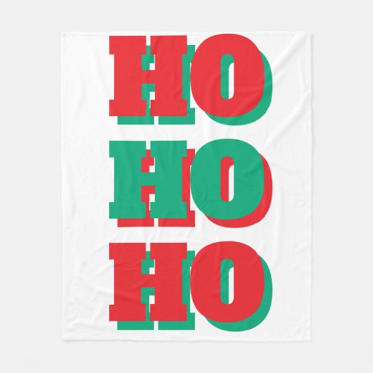 Christmas Fleece Blanket (Vorderseite)