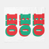 Christmas Fleece Blanket (Vorderseite (Horizontal))