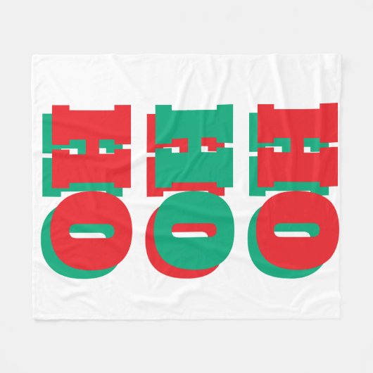 Christmas Fleece Blanket (Vorderseite (Horizontal))