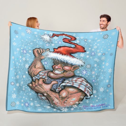 Christmas Fleece Blanket (Beispiel)