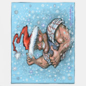 Christmas Fleece Blanket (Vorderseite)